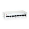 Equip Asztali patch panel - 227362 (12 port, Cat.6, árnyékolt, szürke)