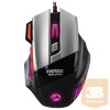 Rampage Egér Gamer és egér pad - SGM-X7 PRO (7200DPI, 7 gomb, harisnyázott kábel, fekete)