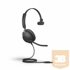 JABRA Fejhallgató - Evolve2 40 UC Mono Vezetékes, Mikrofon