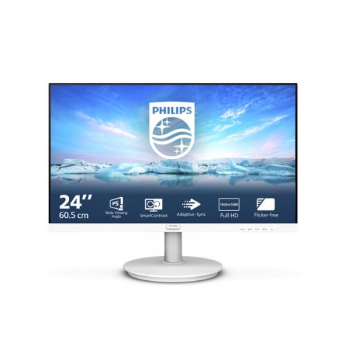 PHILIPS IPS monitor 23.8" 241V8AW, 1920x1080, 16:9, 250cd/m2, 4ms, HDMI/VGA, hangszóró