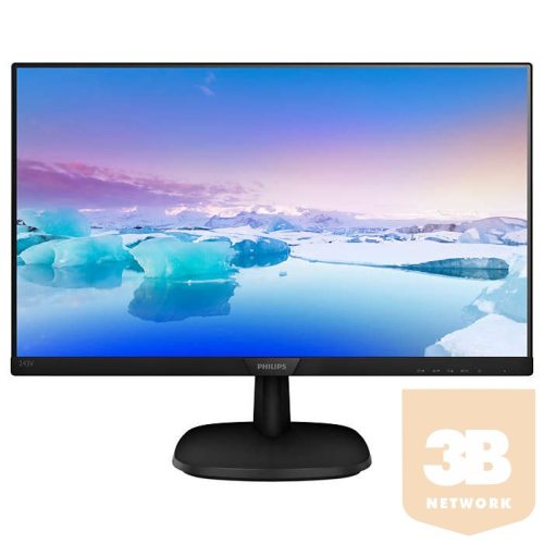 Philips IPS monitor 23,8" - 243V7QDSB/00 1920x1080, 16:9, 250 cd/m2, 5ms, VGA, DVI, HDMI