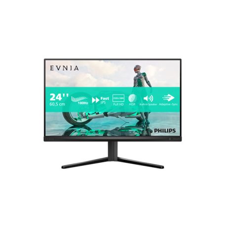 PHILIPS IPS Gaming 180Hz monitor 23,8" 24M2N3200S 1920x1080, 16:9, 300cd/m2, 0,5ms, 2xHDMI/DisplayPort, hangszóró, HDR10