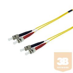   Equip Optikai Kábel - 252232 (OS2, ST/ST, 9/125µ, LSOH, sárga, 2m)