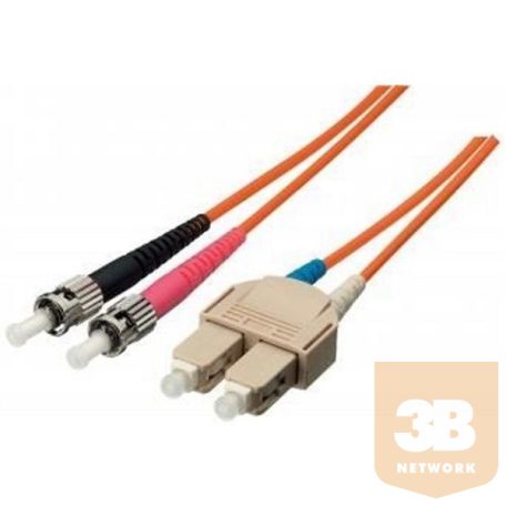 Equip Optikai Kábel - 252332 (OS2, ST/SC, 9/125µ, LSOH, sárga, 2m)