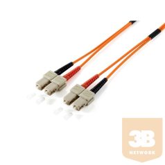   Equip Optikai Kábel - 253323 (OM1, SC/SC, 62,5/125µ, LSOH, narancssárga, 10m)