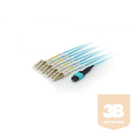 Equip Optikai Kábel - 25555317 (OM4, MTP/MTP Type A,  50/125µ, LSOH, kék, 3m)