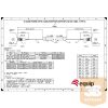 Equip Optikai Kábel - 25555317 (OM4, MTP/MTP Type A,  50/125µ, LSOH, kék, 3m)