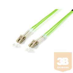   Equip Optikai Kábel - 255711 (OM5, LC/LC, 50/125µ, LSOH, lime zöld, 1m)