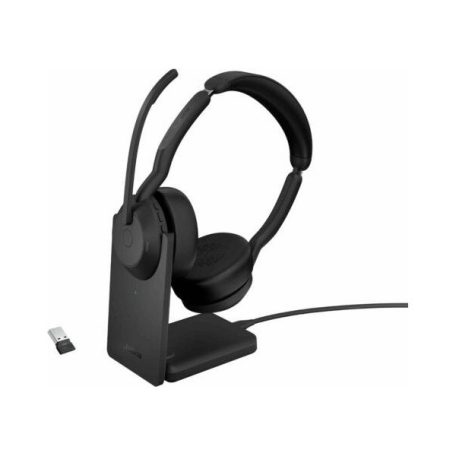 JABRA Fejhallgató - Evolve2 55 UC Stereo Bluetooth Vezeték Nélküli, Mikrofon + Töltő állomás