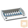 LAN Roline STP Cat5e 8Port patch panel - Szürke