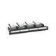 LEGRAND patch panel 19'-1U 24xRJ45 Cat5e árnyékolt (FTP) 6xRJ45 kazettás/LCS3 gyorscsatlakozós portok egyenes 100MHz 1G