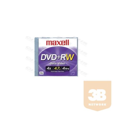 MAXELL DVD lemez +RW 4.7GB 4x Normál tok Újraírható