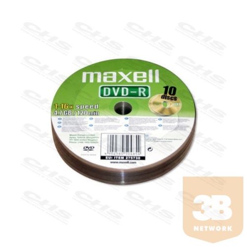 MAXELL DVD lemez -R 4.7GB 25db/Henger 16x Shrink