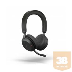   JABRA Fejhallgató - Evolve2 75 MS Stereo Vezeték Nélküli, Mikrofon