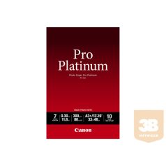   CANON PT-101 pro platinum photo paper 300g/m2 A3+ 10 sheets 1-pack