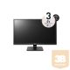 LG IPS monitor 27" 27BK55YP, 1920x1080, 16:9, 250cd/m2, 5ms, HDMI/DisplayPort/VGA/DVI, Pivot, hangszóró