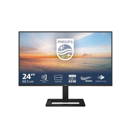 PHILIPS IPS monitor 27" 27E1N1300AE/00 1920x1080, 16:9, 250cd/m2, 4ms, HDMI/2xUSB/USB-C, hangszóró, 100Hz