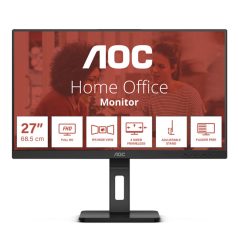   AOC IPS monitor 27" 27E3QAF, 1920x1080, 16:9, 300cd/m2, 4ms, HDMI/DisplayPort/VGA, Pivot, hangszóró