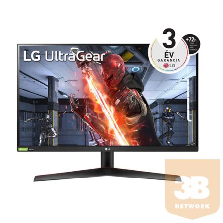 LG Ultragear™ IPS Gaming 144Hz monitor 27" 27GN600-B, 1920x1080, 16:9, 1ms, 35cd/m2, HDR, 2xHDMI/DP/Audio out, FreeSync