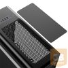 Rampage Számítógépház - Prestige (fekete; ablakos; ATX; alsó táp; 4x120mm LED; 1xUSB3.0 + 2xUSB2.0, I/O; porszűrő)