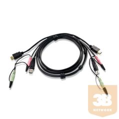 ATEN USB HDMI with Audio KVM Cable - 1.8m