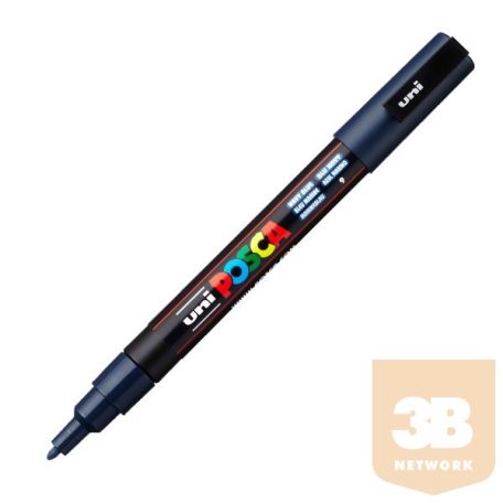 UNI POSCA Marker Pen PC-3M Fine - Navy Blue