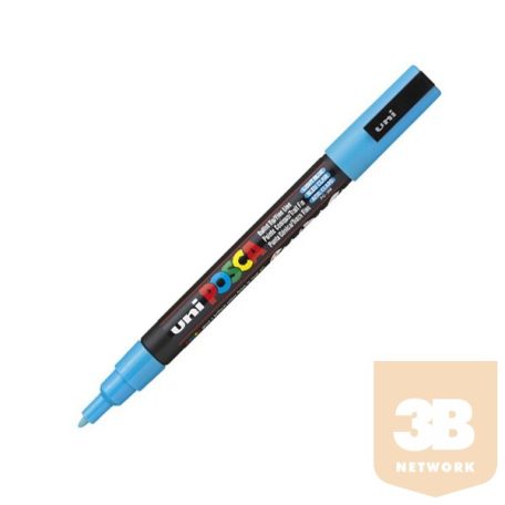 UNI POSCA Marker Pen PC-3M Fine - Light Blue