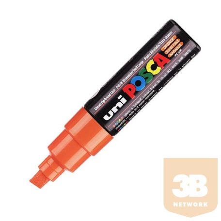 UNI POSCA Marker Pen PC-8K Broad Chisel - Orange