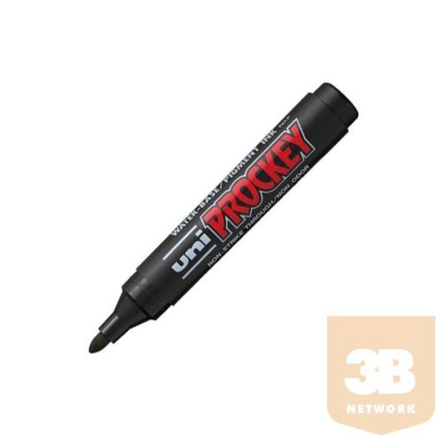 UNI Prockey Marker Pen Medium Bullet Tip PM-122 - Black