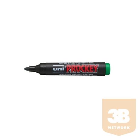 UNI Prockey Marker Pen Medium Bullet Tip PM-122 - Green