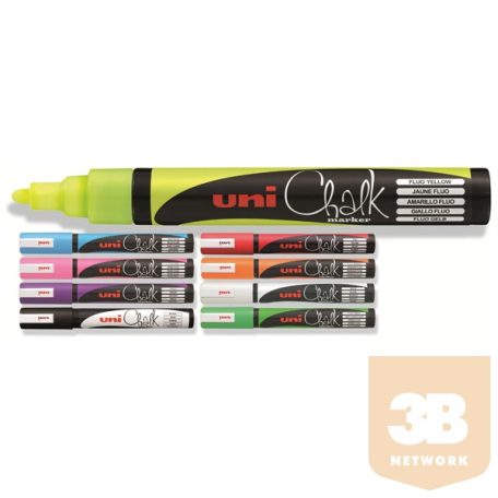 UNI Chalk Marker Pen PWE-5M Medium Bullet Tip - Black