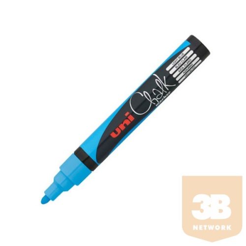 UNI Chalk Marker Pen PWE-5M Medium Bullet Tip - Light Blue