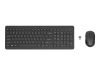 HP 330 Wireless Mouse & Keyboard Combination Euro (HU)