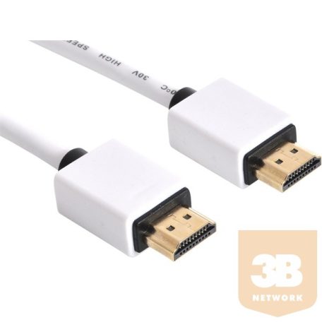 Sandberg HDMI Kábel - HDMI Saver (1m; HDMI 2.0; fehér)