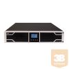 AEG szünetmentes tápegység, PROTECT D 1000, 1000VA (900W), 8 x IEC 320 C13, online kettős konverziós UPS, rack/tower