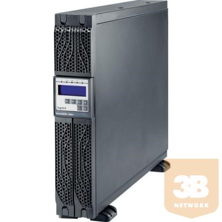LEGRAND UPS DAKER DK+ 5 kVA/kW BEM:3x6mm2 KIM: 8xC13+ 2xC19+ 3x6mm2 USB+RS232 SNMP slot online kettős konv. szünetmentes