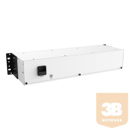 Legrand szünetmentes elosztósor - (PDU), 19", 2U, 800 VA 480 W BE: C14 aljzat + C13-SCH kábel KI: 8xSchuko USB komm.