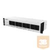 Legrand szünetmentes elosztósor - (PDU), 19", 2U, 800 VA 480 W BE: C14 aljzat + C13-SCH kábel KI: 8xSchuko USB komm.