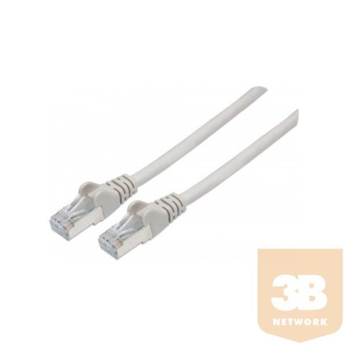 Manhattan Kábel - SFTP patch kábel (RJ45 to RJ45, Cat6A 500Mhz, LSOH, 1m, 10Gbit, Szürke)