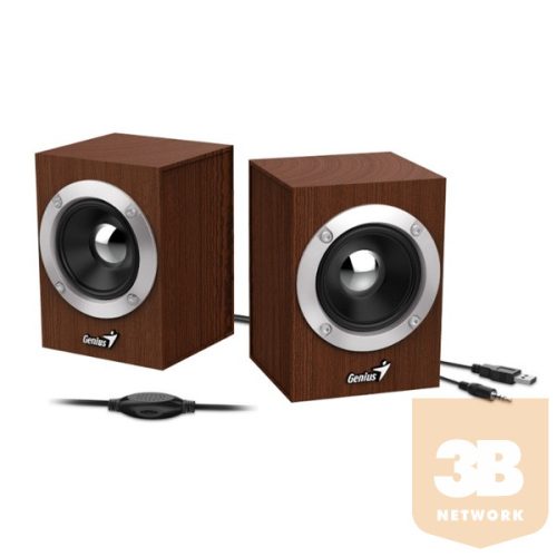 Genius Hangfal - SP-HF280 (2.0, USB, 3W, Wood)