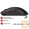 Rampage Egér Vezeték Nélküli Gamer - SMX-R20 Specter (Avago 3212, Tölthető akku; 3600DPI, 5 gomb, makro, LED, fekete)