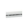 Equip Patch Panel - 326324 (24 port, Cat6, 1U, árnyékolt, szürke)