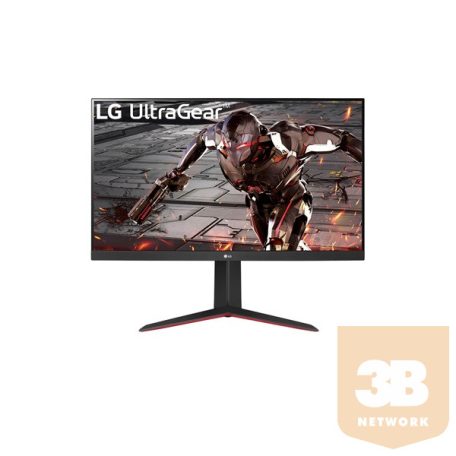 LG Gamer 165Hz VA monitor 31,5" 32GN650-B, 2560x1440, 16:9, 350cd/m2, 1ms, 2xHDMI/DP/Audio out, HDR, AMD FreeSync, Pivot