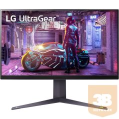   LG Monitor 32" Gamer - 32GQ850-B (IPS; 16:9; 2560x1440; 240Hz; 1ms; 450cd; HDMIx2; DP; G-Sync; FreeSync; HDR600, Pivot)