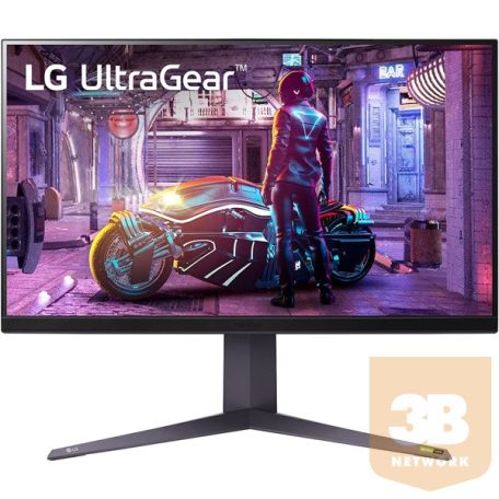 LG Monitor 32" Gamer - 32GQ850-B (IPS; 16:9; 2560x1440; 240Hz; 1ms; 450cd; HDMIx2; DP; G-Sync; FreeSync; HDR600, Pivot)