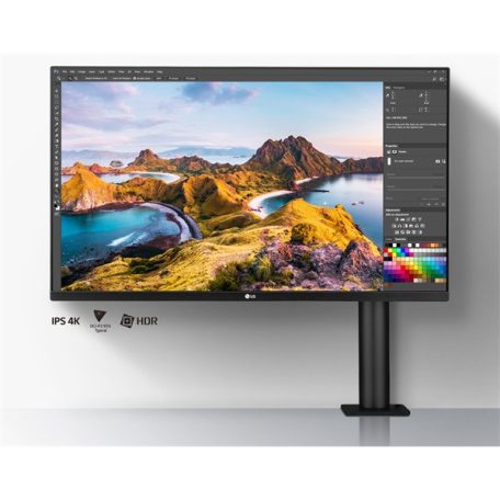 LG Monitor 32" Ergonomic - 32UN880P-B.BEU (IPS; 16:9; 4K 3840x2160; 5ms; 350cd; HDMIx2; DP; USB-Cx2; FreeSync, Pivot)