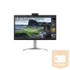 LG Nano IPS monitor 31.5" 32UQ85R, 3840x2160, 16:9, 400cd/m2, 5ms, 2xHDMI/DisplayPort/USB-C/3xUSB, Pivot, hangszóró