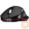 Everest Gamer Egér - SM-W76X-HURRY  (1600 DPI, 6 gomb, optikai, fekete, LED)