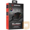 Rampage Egér Gamer - SMX-R120 SLASH (7200DPI, 7 gomb, makro, RGB LED, 1,8m harisnyázott kábel, fekete)