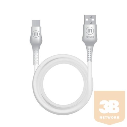 MAXELL adatkábel, Jelleez, USB-C, fehér